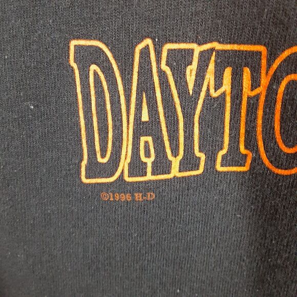 Harley Davidson 1996 Daytona Beach Bike Week Single Stitch T-Shirt XL USA Tee - Picture 8 of 10